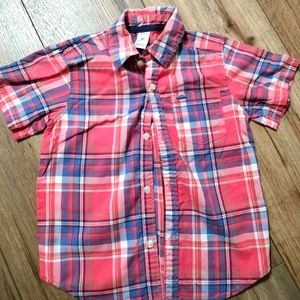 Carter's 4t toddlers plaid shirt